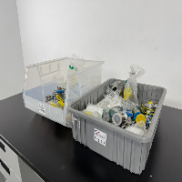 Lot Of Valves, Lever Handles, Gaskets and Clamps image 1